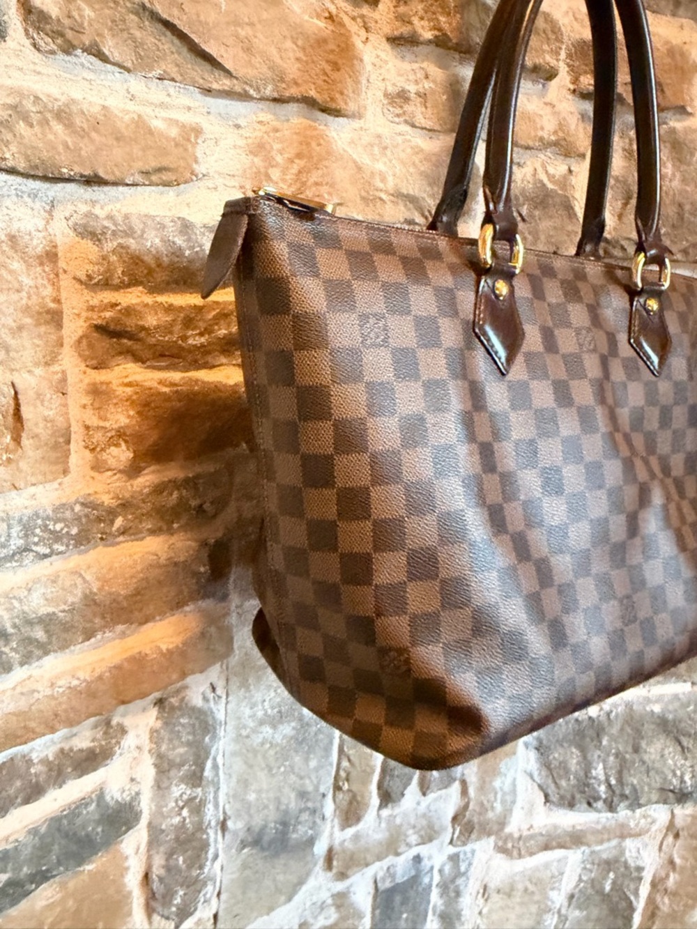 Louis Vuitton saleya tote bag damier ebene - Picture 4 of 16